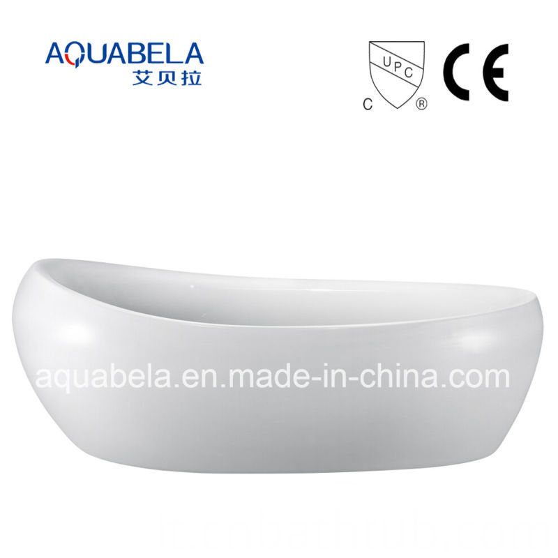 2016 New Egg Shape Freestanding Hot Tub Bathroom Bathtub (JL649)